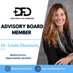 Doctors For Dancers Advisory Board Member Linda Bluestein, M.D., the Hypermobility MD